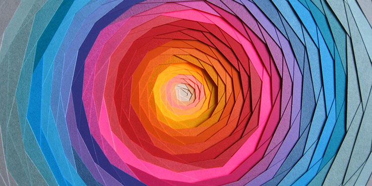 Colourful Layered Paper Sculptures By French Artist And Designer Maud  Vantours