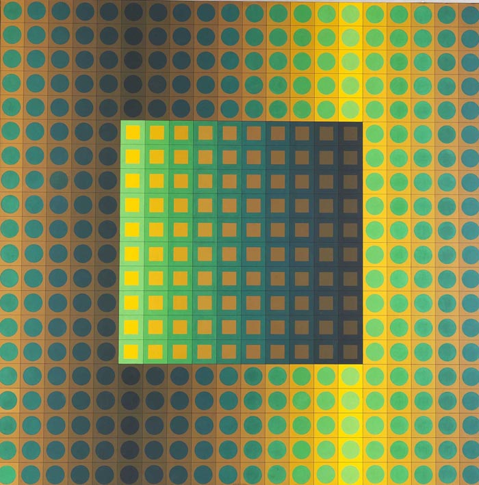 An Artist Responds to the Work of Victor Vasarely, Father of the Op-Art  Movement - Sight Unseen