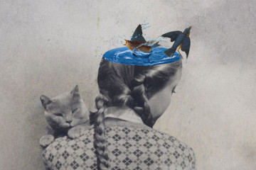 Surreal vintage collages by Julia Geiser