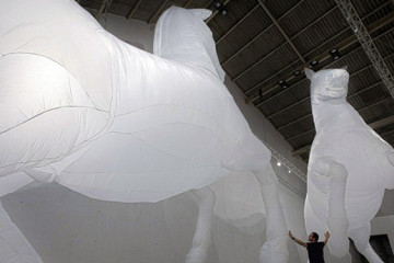 Max Streicher’s inflatable installations