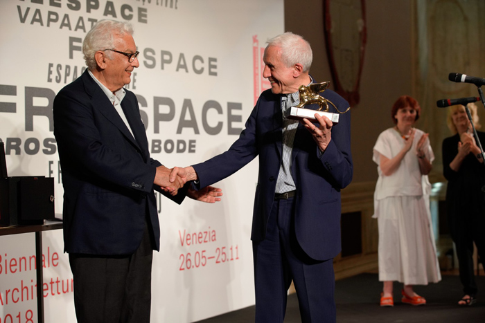 Venice Biennale of Architecture 2018: Golden Lion for Lifetime Achievement - Kenneth Frampton - Image Courtesy of La Biennale di Venezia